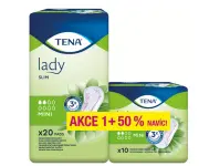 9292_TENA LADY SLIM MINI VLOZKY 20 KS + 50 NAVIC
